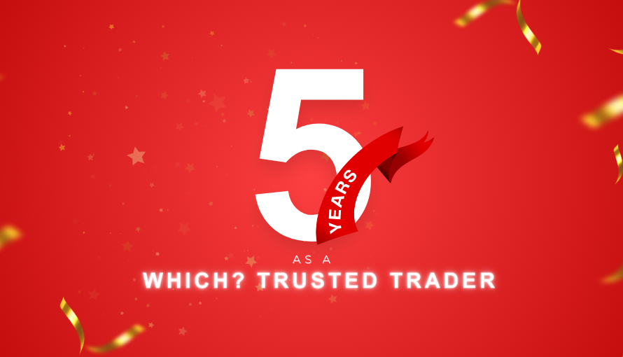Celebrating 5 years as a which? trusted trader
